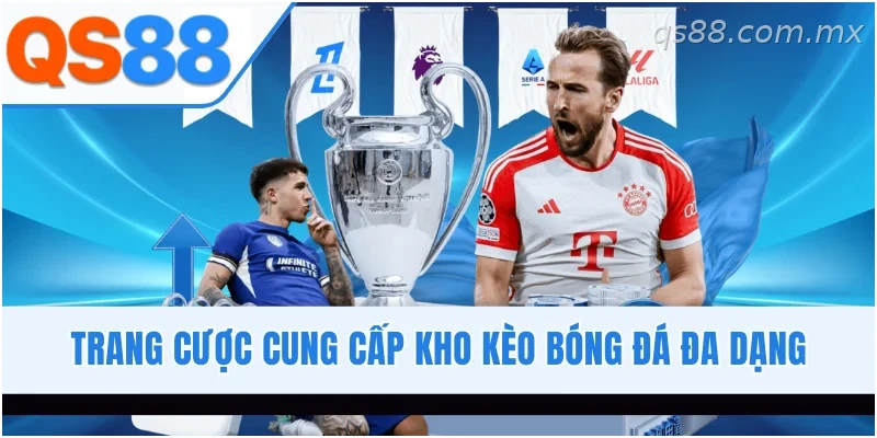 Kho kèo bóng đá phong phú được cung cấp tại thể thao QS88
